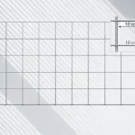 توری جوشی چشمه 10 سانت در 10 سانت مفتول 3.3 آهن ملی