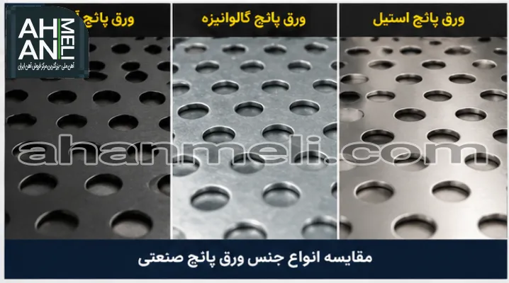انواع جنس ورق پانچ صنعتی