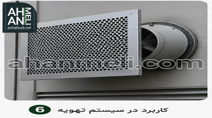 کاربرد ورق پانچ در سیستم تهویه