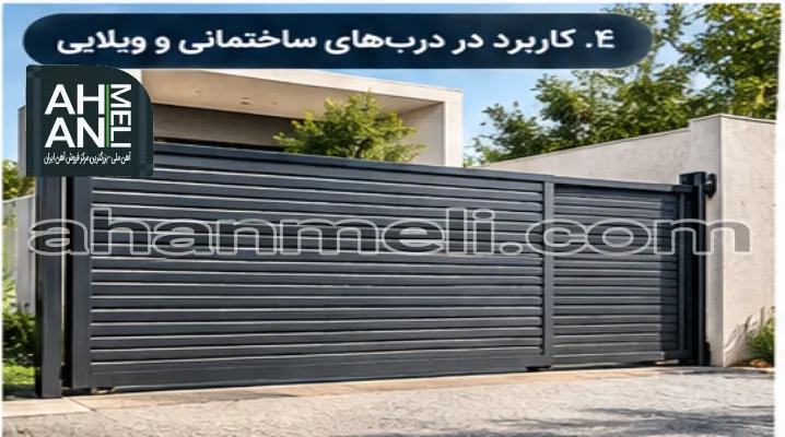 کاربرد ریل در درب های ساختمانی و ویلایی